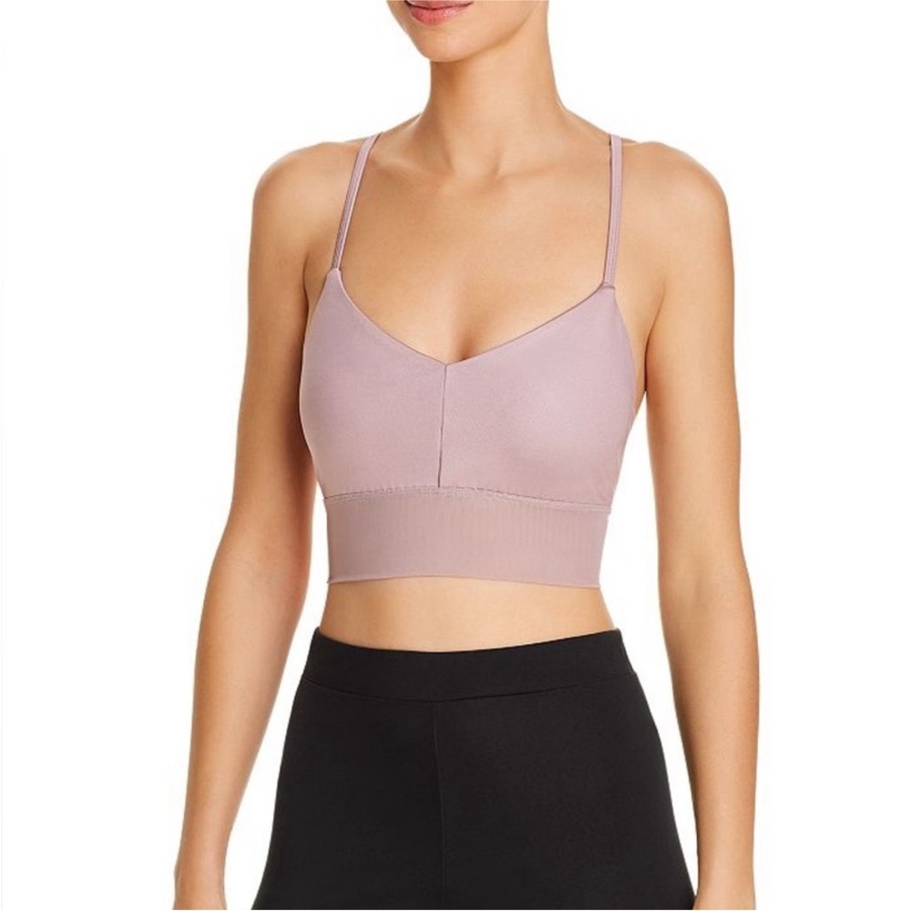 Alo dusty rose lavish bra